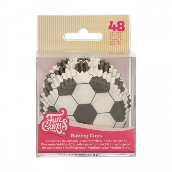 Cupcake Baking Cases - Football / Soccer